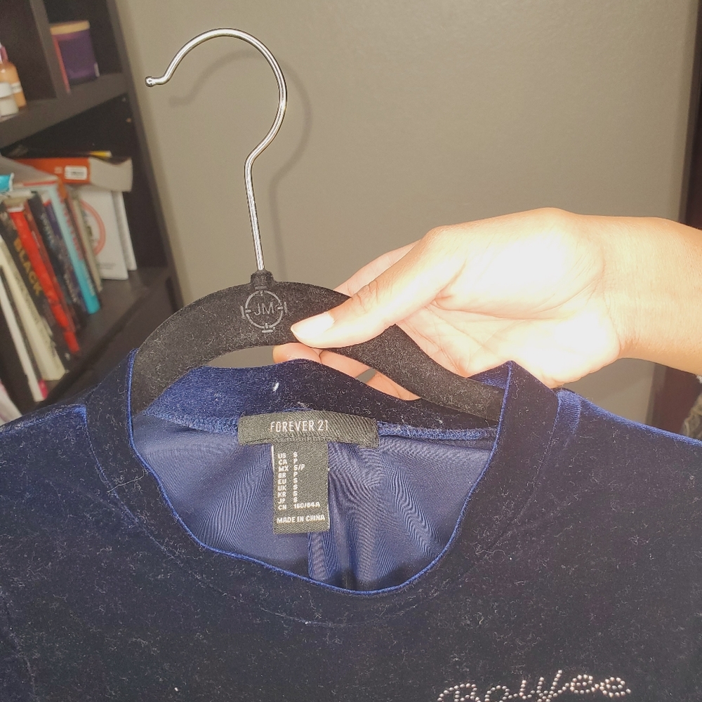 Small velvety tshirts